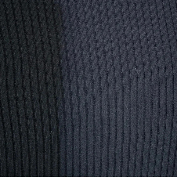 Reformation Edison Lace Up Rib Knit Midi Dress NAVY Blue Size XS - Picture 8 of 13